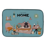 Caroline'S Treasures Ck7854Ddm Brindle French Bulldog Sweet Home Dish-Drying-Mats, 14 X 21, Multicolor