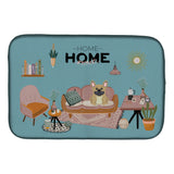 Caroline'S Treasures Ck7855Ddm Cream French Bulldog Sweet Home Dish-Drying-Mats, 14 X 21, Multicolor