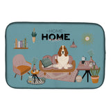 Caroline'S Treasures Ck7866Ddm Basset Hound Sweet Home Dish-Drying-Mats, 14 X 21, Multicolor