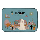 Caroline'S Treasures Ck7869Ddm South Russian Sheepdog Sweet Home Dish-Drying-Mats, 14 X 21, Multicolor