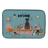 Caroline'S Treasures Ck7877Ddm Black Standard Schnauzer Sweet Home Dish-Drying-Mats, 14 X 21, Multicolor