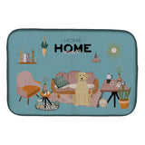 Caroline'S Treasures Ck7900Ddm Yellow Labrador Sweet Home Dish-Drying-Mats, 14 X 21, Multicolor