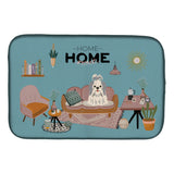 Caroline'S Treasures Ck7930Ddm Silver White Shih Tzu Sweet Home Dish-Drying-Mats, 14 X 21, Multicolor