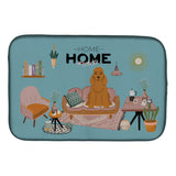 Caroline'S Treasures Ck7940Ddm Red Cocker Spaniel Sweet Home Dish-Drying-Mats, 14 X 21, Multicolor