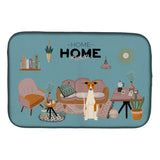 Caroline'S Treasures Ck7944Ddm Whippet Sweet Home Dish-Drying-Mats, 14 X 21, Multicolor