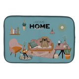 Caroline'S Treasures Ck7947Ddm Tan Pekingese Sweet Home Dish-Drying-Mats, 14 X 21, Multicolor