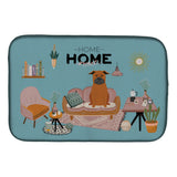Caroline'S Treasures Ck7956Ddm Chinese Chongqing Dog Sweet Home Dish-Drying-Mats, 14 X 21, Multicolor