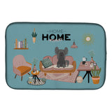 Caroline'S Treasures Ck7957Ddm Black Chinese Crested Sweet Home Dish-Drying-Mats, 14 X 21, Multicolor