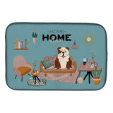 Caroline'S Treasures Brindle White English Bulldog Sweet Home Dish-Drying-Mats, 14 X 21, Multicolor