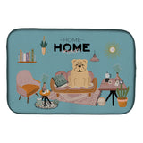 Caroline'S Treasures Ck7969Ddm Fawn English Bulldog Sweet Home Dish-Drying-Mats, 14 X 21, Multicolor