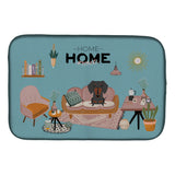 Caroline'S Treasures Ck7977Ddm Black Tan Dachshund Sweet Home Dish-Drying-Mats, 14 X 21, Multicolor