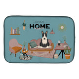 Caroline'S Treasures Ck7978Ddm Black White Bull Terrier Sweet Home Dish-Drying-Mats, 14 X 21, Multicolor