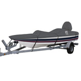 Classic Accessories Stormpro Heavy Duty Outboard Ski-Boat Cover With Support Pole, Fits Boats 16'6 - 17'6 L X 85 W, Traile