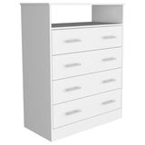 Peru L Four Drawer Dresser -Bedroom -White