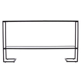 Horten Glam Narrow Console Table - Black