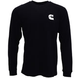 Cummins Unisex Long Sleeve Tshirt Black All Cotton Tee CMN4780 3XL