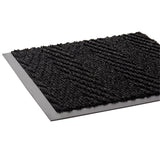 Chevron 4'x8' Charcoal Scraper/Wiper Mat