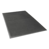 Tred Indoor/Outdoor Scraper Mat, Rubber - Black (Pack of 2)