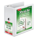 Cardinal XtraLife ClearVue Non-Stick Locking Slant-D Ring Binder ,BINDER,NSTCK,LKNG,6,BK,S