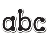 Black Dot-To-Dot 4 Lowercase Letters, 147 Pieces