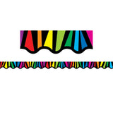 Rainbow Stripes Border, 35 Feet