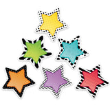 Bold & Bright Stars 6 Designer Cut-Outs, 36/Pack