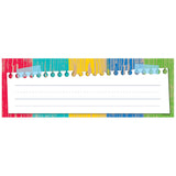 Upcycle Style Rustic Stripes Name Plate, 36/Pack