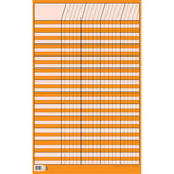 Orange Small Vertical Incentive Chart, 14-1/4 x 22