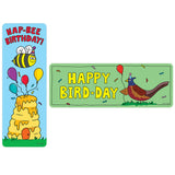 Hap-bee Birthday Bookmarks