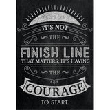 Its not the finish line Inspire U Poster