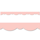 Blush Stylish Scallops Border, 35 Feet