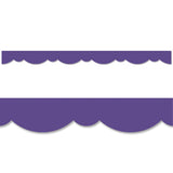 Ultra Violet Stylish Scallops Border, 35 Feet