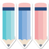 Calm & Cool Pencils 6 Designer Cut-Outs, 36/Pack