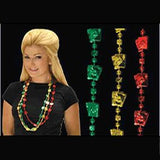 Cards and Dice Bead Necklace Pack of 12
