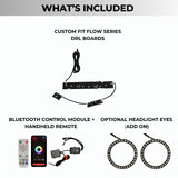 Chevrolet Silverado Multicolor Flow Series DRL Boards (2016-2018)