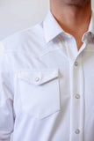 Buki's Cinqo Western Tech Shirt - White