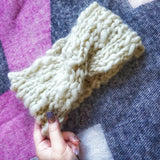 Cozy Twist Headband Knitting Pattern