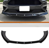 JSD Front Lip Chin Spoiler for 2015-2017 Mustang (without Performance Pack) Matte Black