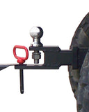 Double Duty Hitch Adapter - Hitch Pin Or Ball Hookup - (100 Lbs Tongue Weight Cap)