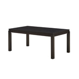 Danby 9 Piece Dining Set, Gray Fabric & Cappuccino Wood (Table & 8 Upholstered Chairs)