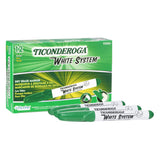 Dry Erase Markers, Chisel Tip, Green, Pack of 12