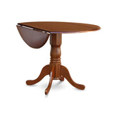 Dlml5-Sbr-W 5 Pc Kitchen Table Set-Small Table And 4 Dinette Chairs