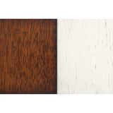 Sunset Trading Andrews Arrowback Dining Chair | Antique White And Chestnut Brown | Set Of 2