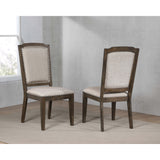 Sunset Trading Cali 9 Piece 96 Rectangular Extendable Dining Table Set| Brown Solid Wood | Seats 8