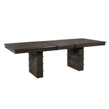 Sunset Trading Cali 96 Rectangular Extendable Dining Table| Brown Solid Wood | Seats 8