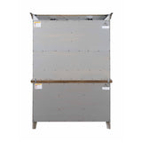 Sunset Trading Country Grove Buffet And Lighted Hutch | Distressed Gray And Brown Wood