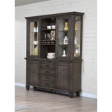 Sunset Trading Shades Of Gray Buffet | 4 Drawers And 2 Storage Cabinets