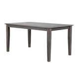 Sunset Trading Shades Of Gray 6 Piece 60 Rectangular Dining Table Set | 4 Chairs | Bench | Seats 6