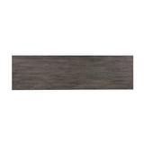 Sunset Trading Shades Of Gray 65 Rectangular Narrow Pub Table | Small Space Counter Height Dining | Sofa Console | Seats 6