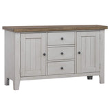 Sunset Trading Country Grove Buffet | Distressed Gray And Brown Wood